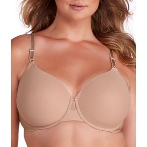 OLGA by Warner’s No Side Effects Full-Figure Contour Bra Tan 40D GB0561A